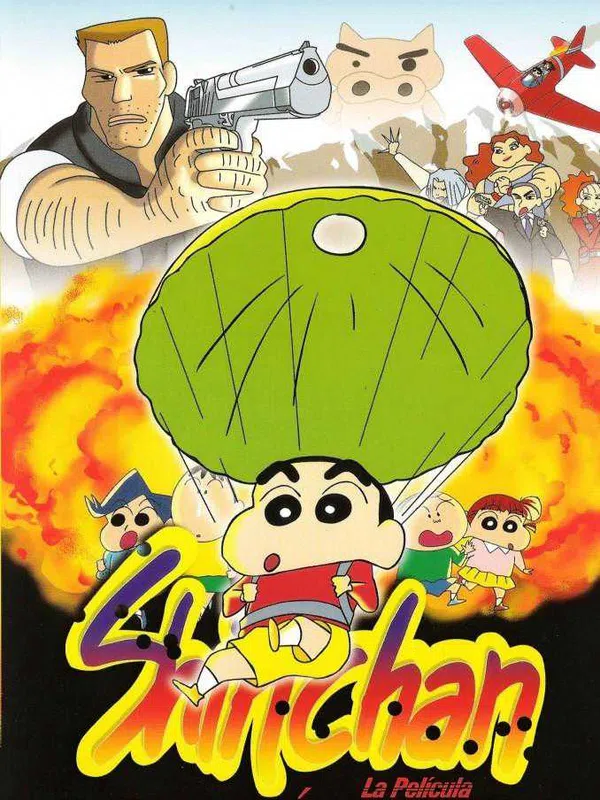 Poster phim Crayon Shin-chan : Chiến Tranh Chớp Nhoáng ! Phi Vụ Bí Mật Của "Móng Lợn" trên Motchill