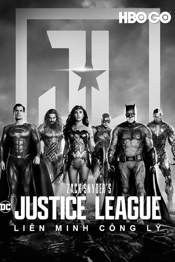 Poster phim Liên Minh Công Lý của Zack Snyder trên Motchill